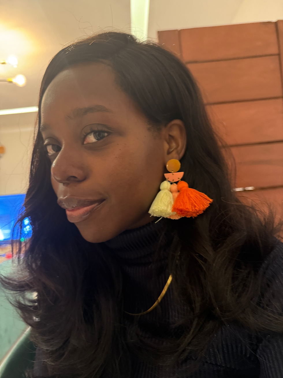 Thumbnail: Wani Women's Tassel Earrings