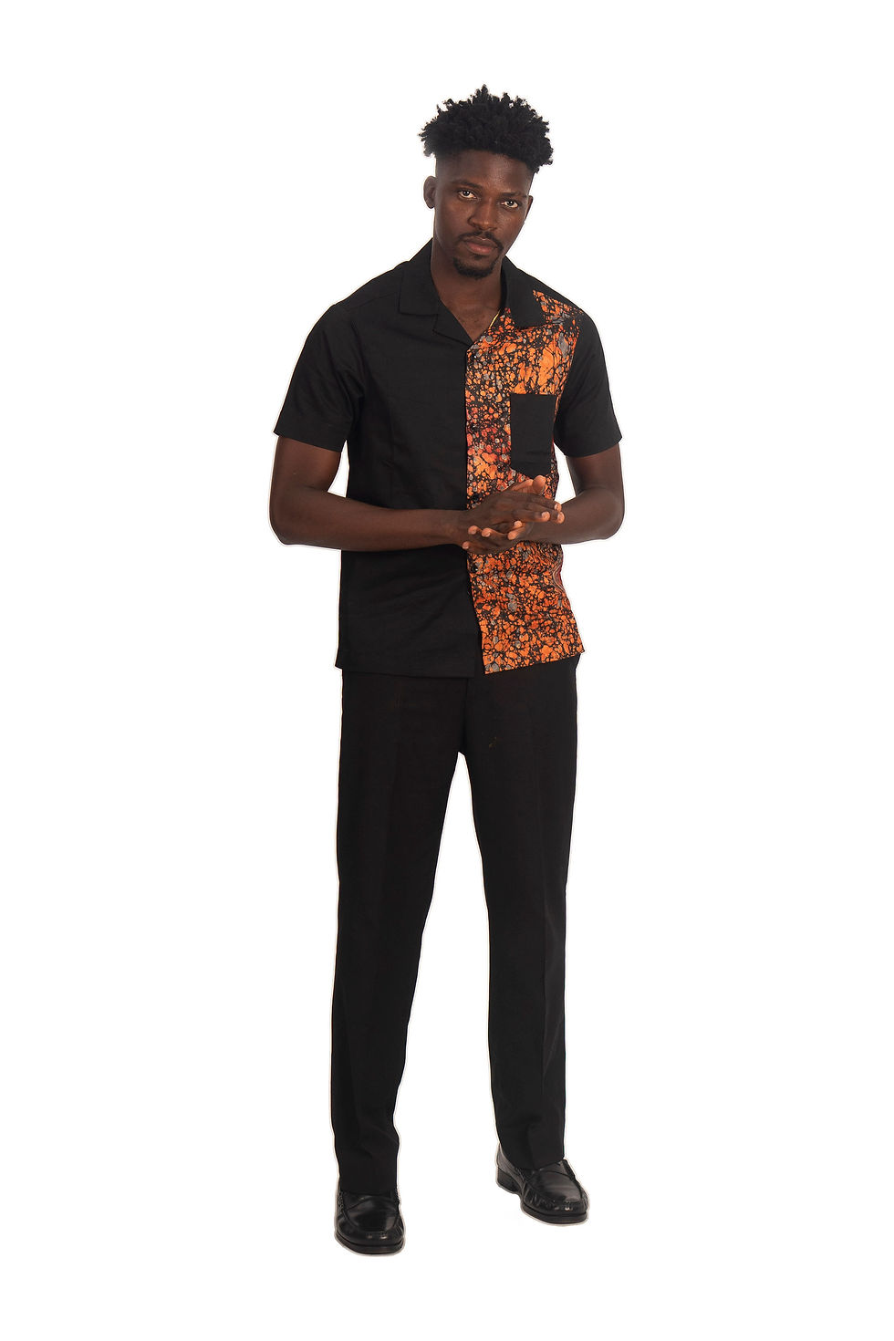 Men's Short Sleeve Adire Summer Shirt