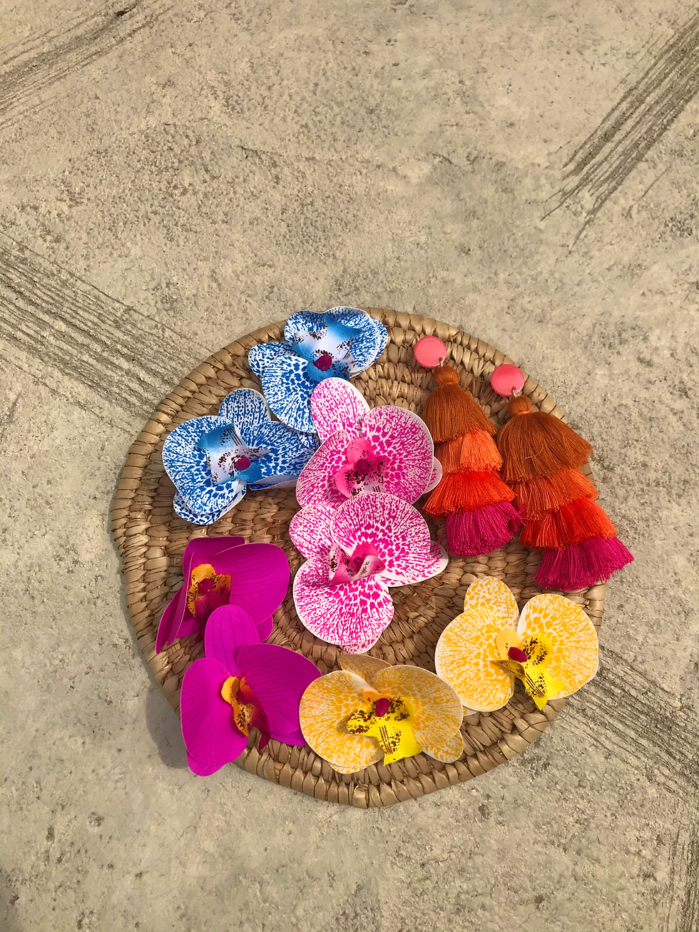 Thumbnail: Women's Mini Orchid Earrings