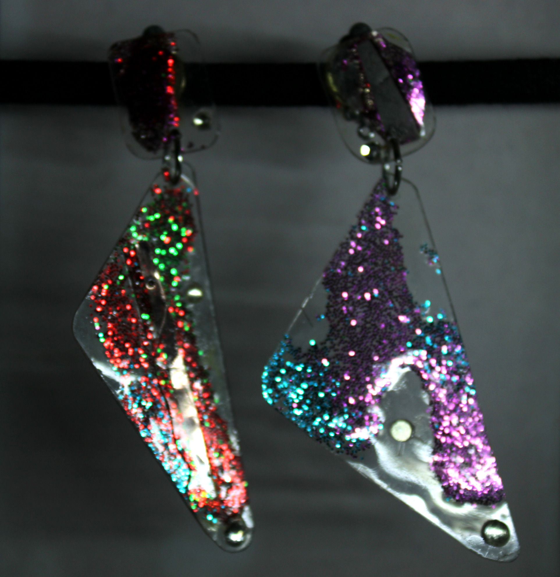 Boucles d'oreilles pendentif "Sparkles Light" 02
