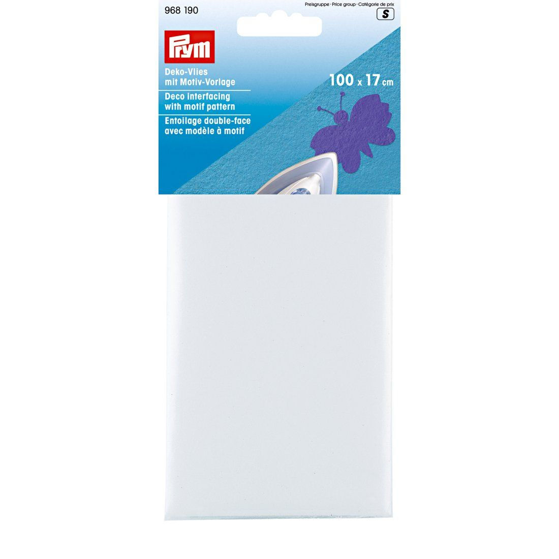 Entoilage double-face avec motif 100x17cm I Prym