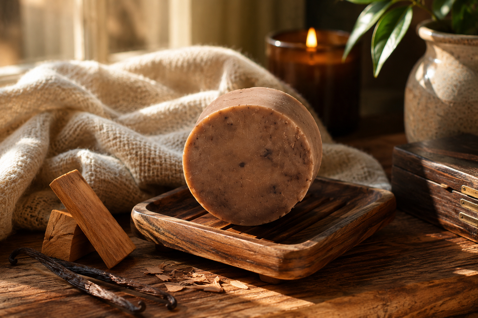 Sandalwood and Vanilla Lye Soap