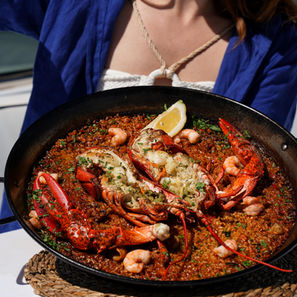 An appetizing plate of lobster with accompaniaments from the PiCú Seafood restaurant