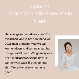 Gratis Meditatie/workshop 'I Am'