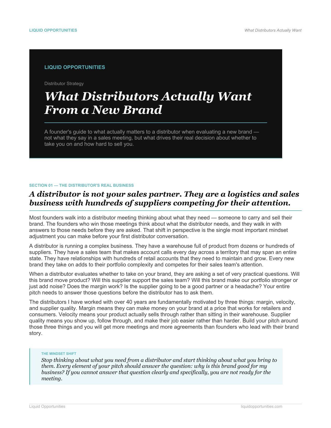 The Beverage Brand Differentiation Checklist