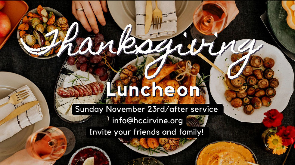 Thanksgiving luncheon