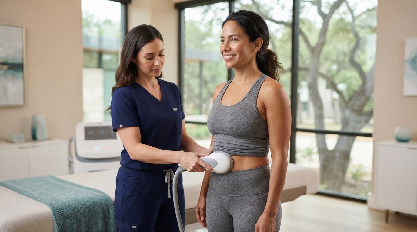 Body toning treatments for the stomach in The Woodlands