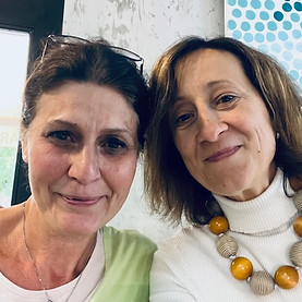 közös fotó egy gyászolóval, aki ajánlja a gyászcsoportomat, mert neki segített