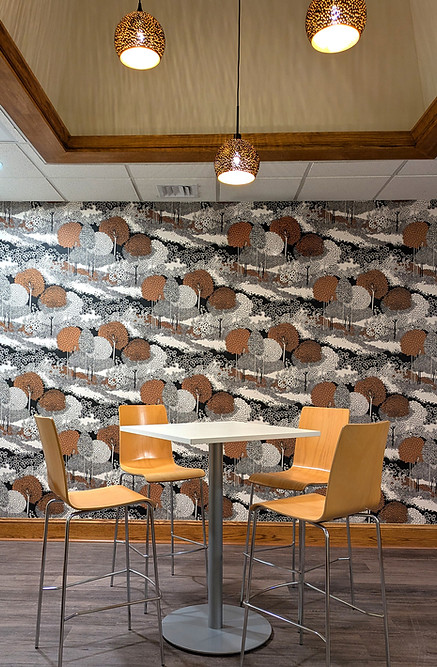 Our cafe has a creative vibe
