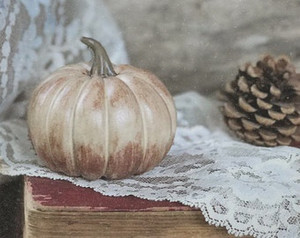 Porcelain Orange Pumpkin