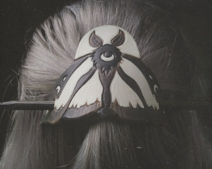 Moth Hair Slide