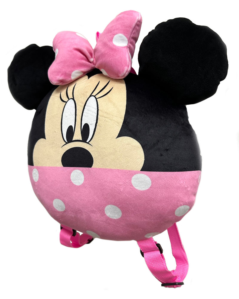 Minnie Mouse Big Face Plush Backpack