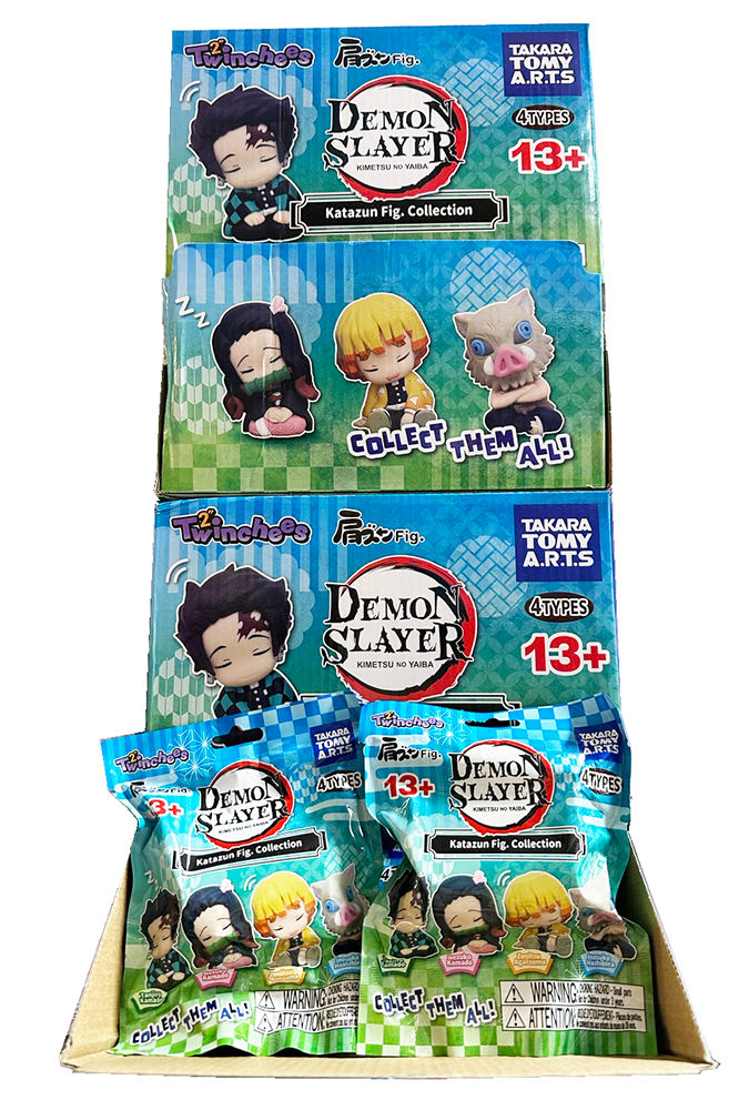 Thumbnail: Demon Slayer Mini Figures, 1.77 Inch Anime Figure blind bag