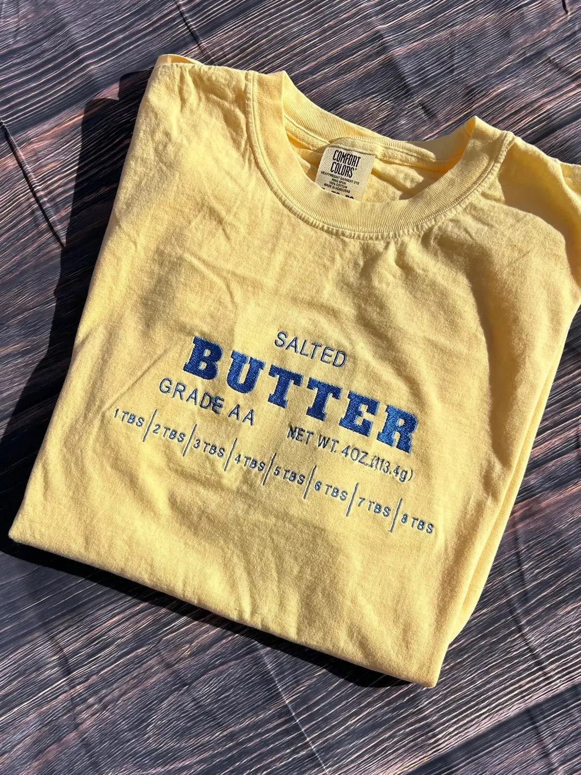Butter Embroidered T-Shirt