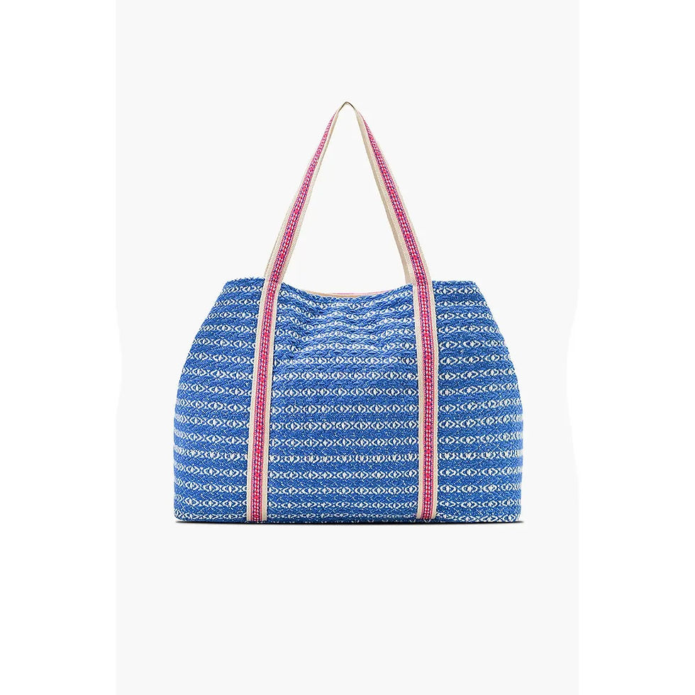 Thumbnail: Limoncello Dream Hand-Beaded Oversized Tote