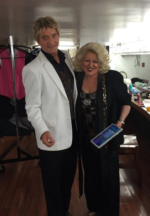 Barry and Bette backstage