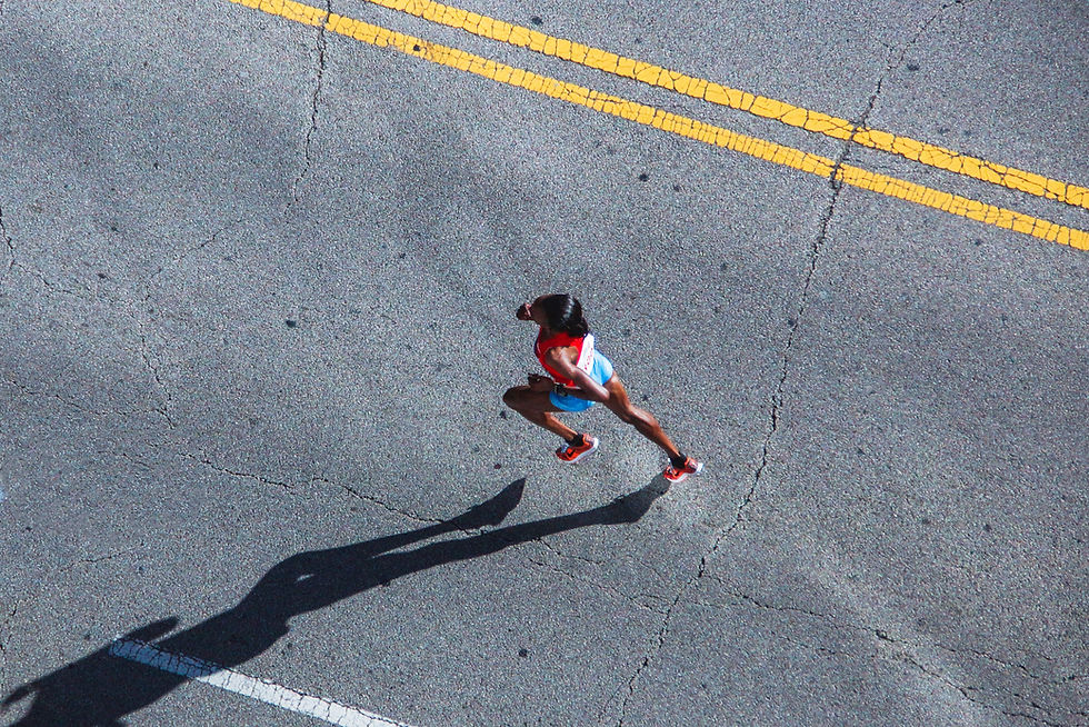 上からランナー