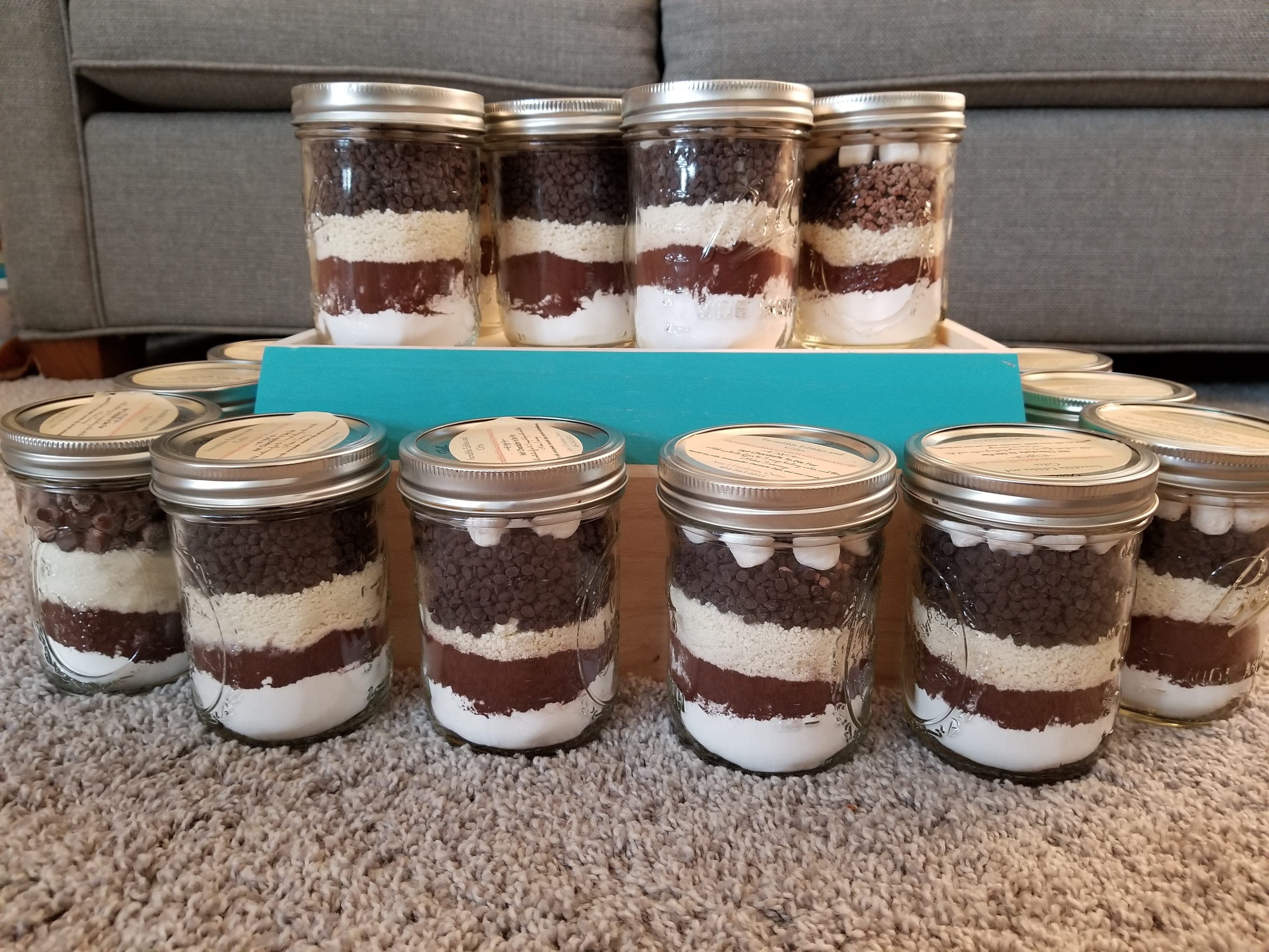 Hot Chocolate "to Die For" in a Jar