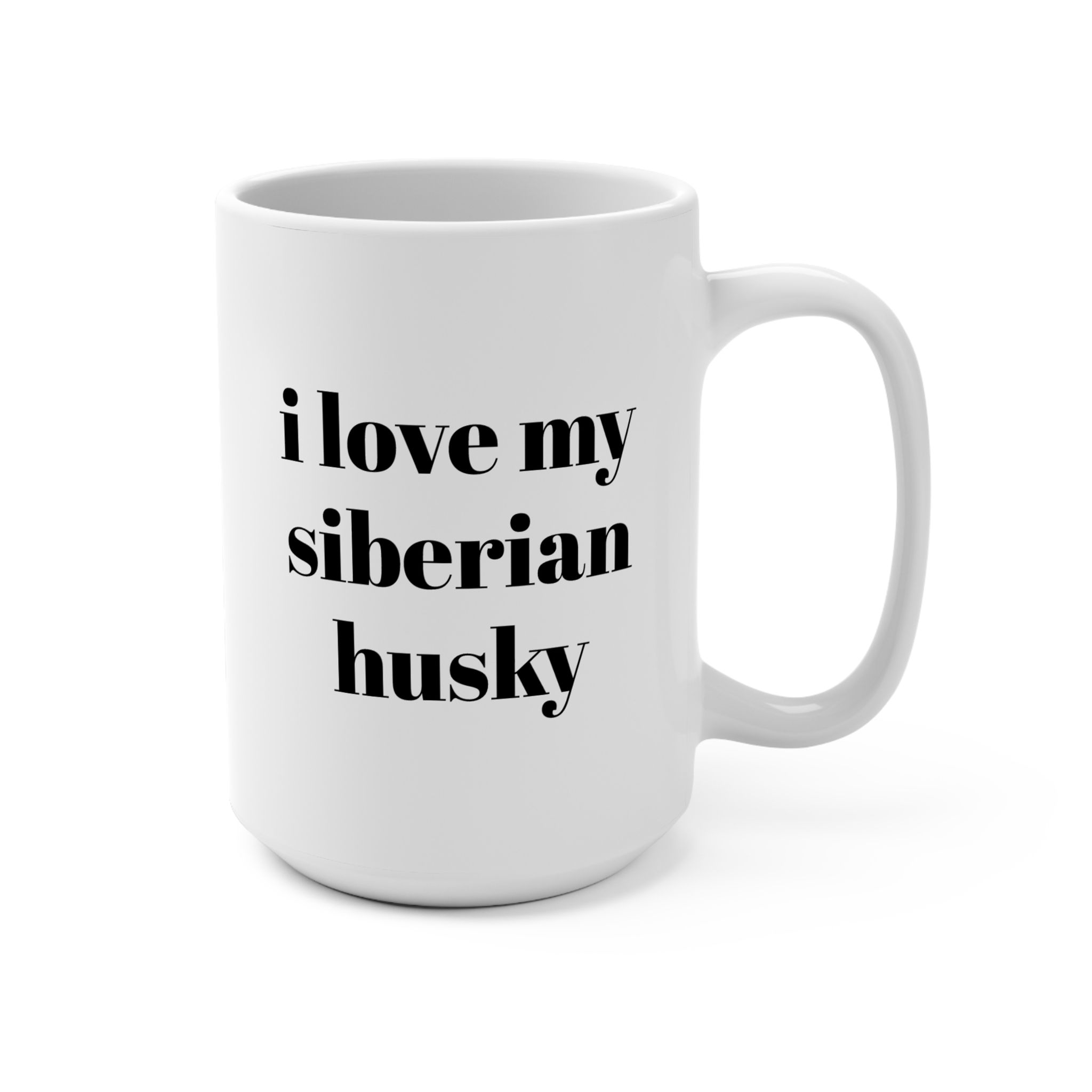 Mug 15oz TOP DOG COLLECTION Siberian Husky by Eric Waugh