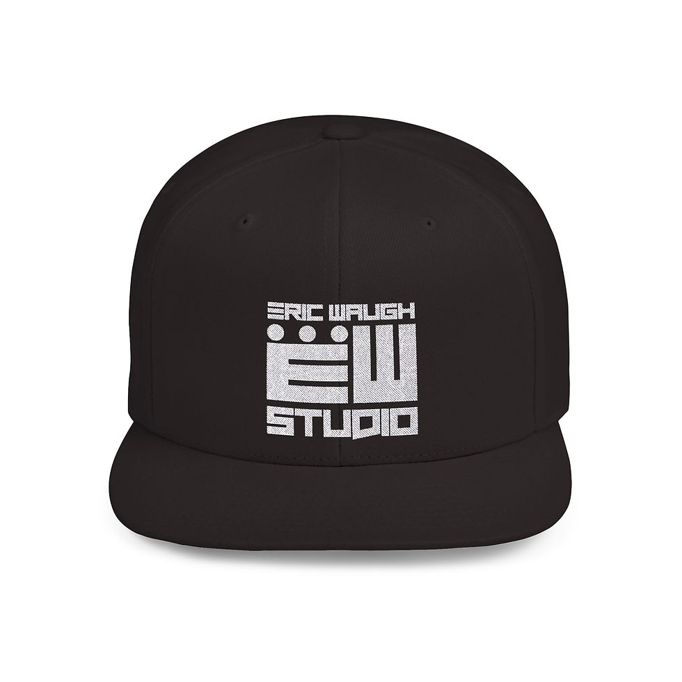 Thumbnail: Eric Waugh Studio Flat Bill Snapback Cap