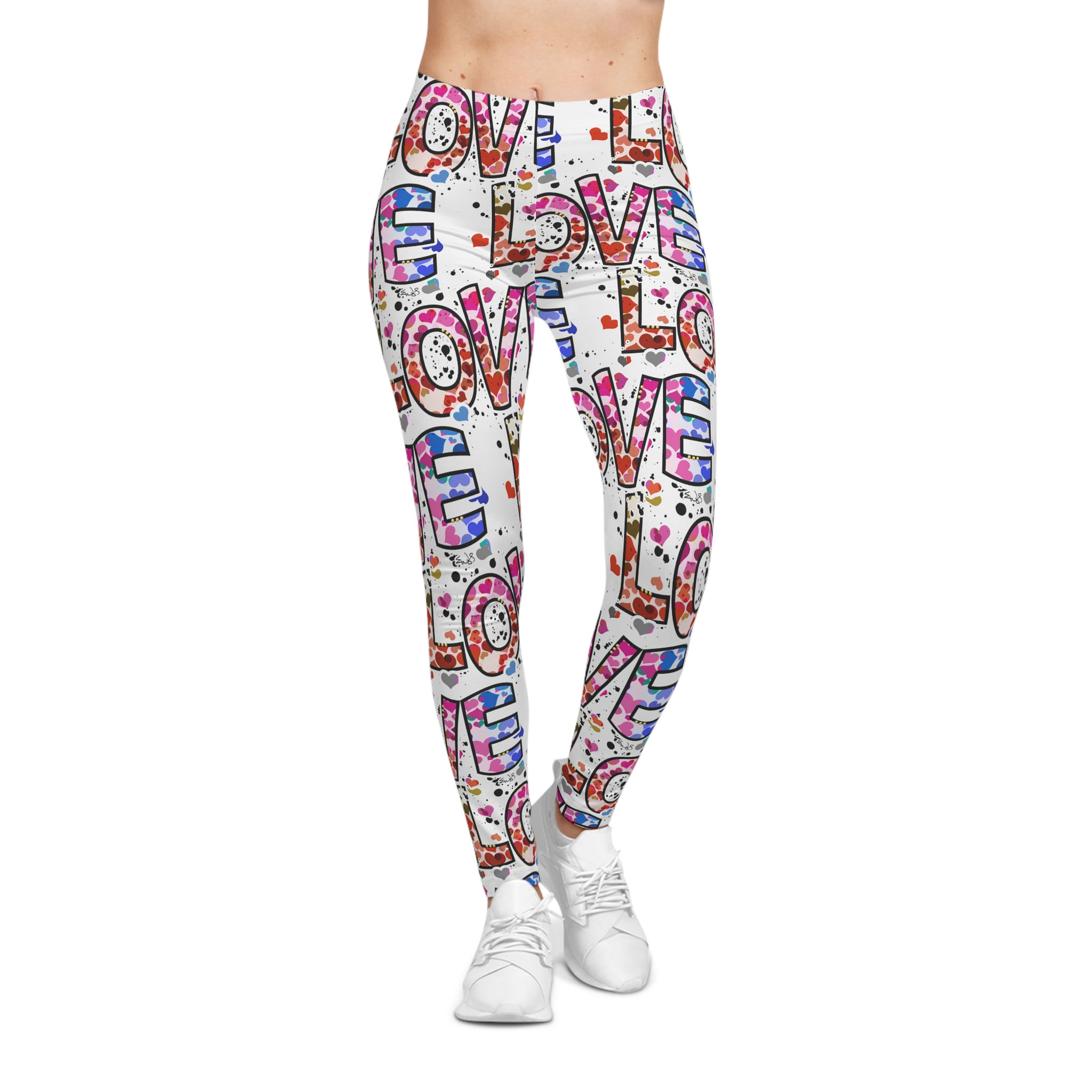 Women's Casual Leggings LOVE by Eric Waugh