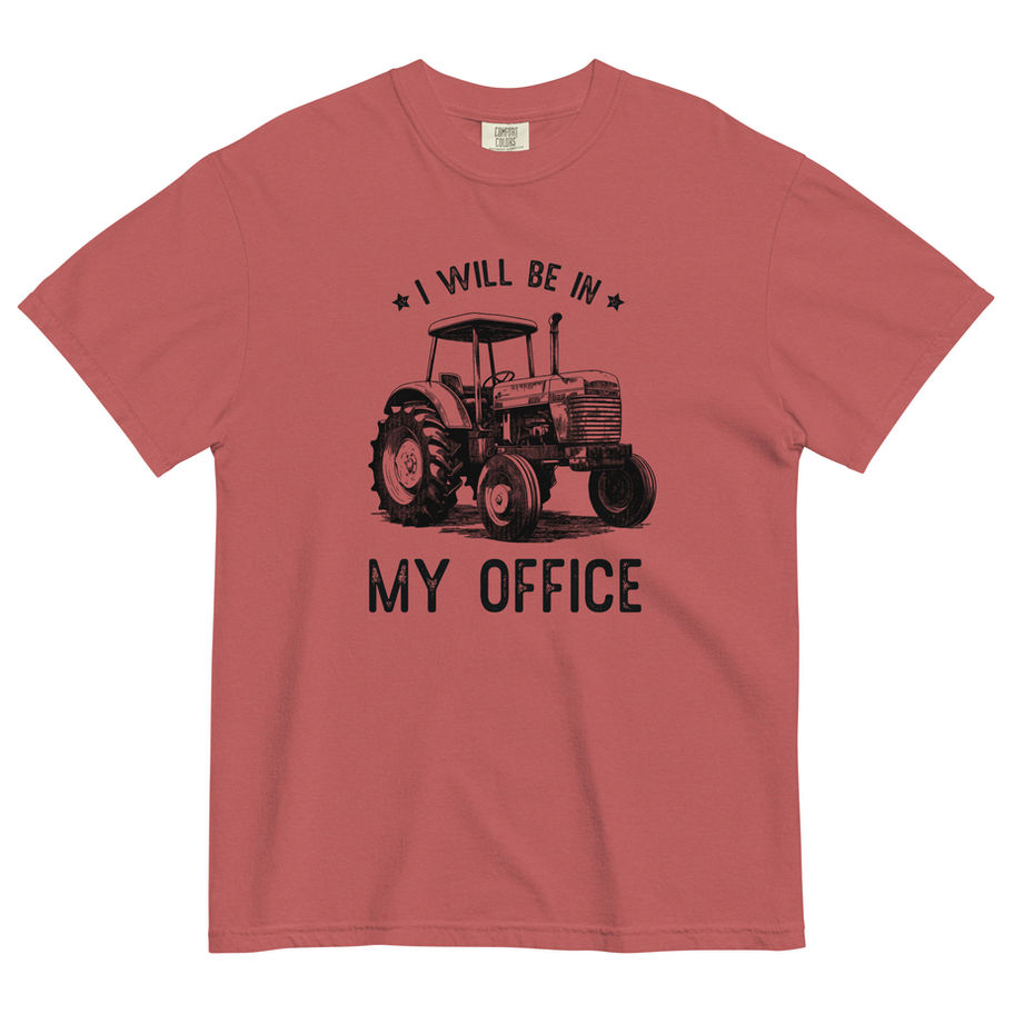 “I Will Be in My Office” Tractor Graphic Tee | Funny Mom Life Shirt