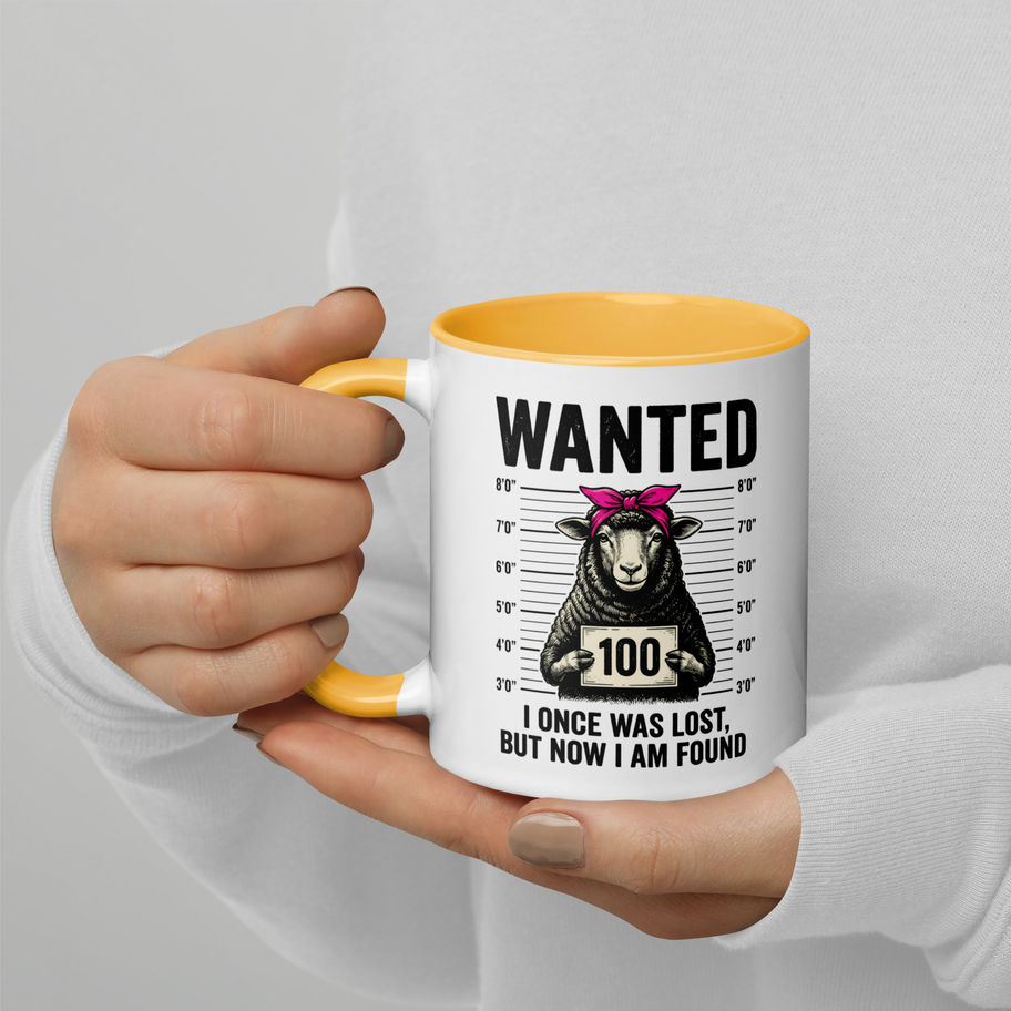 Wanted Mug Ceramic Coffee Cup | Funny Aesthetic Color Inside Mug