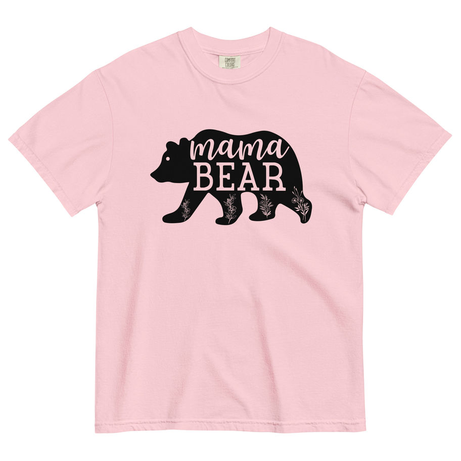 mama bear black graphic tee