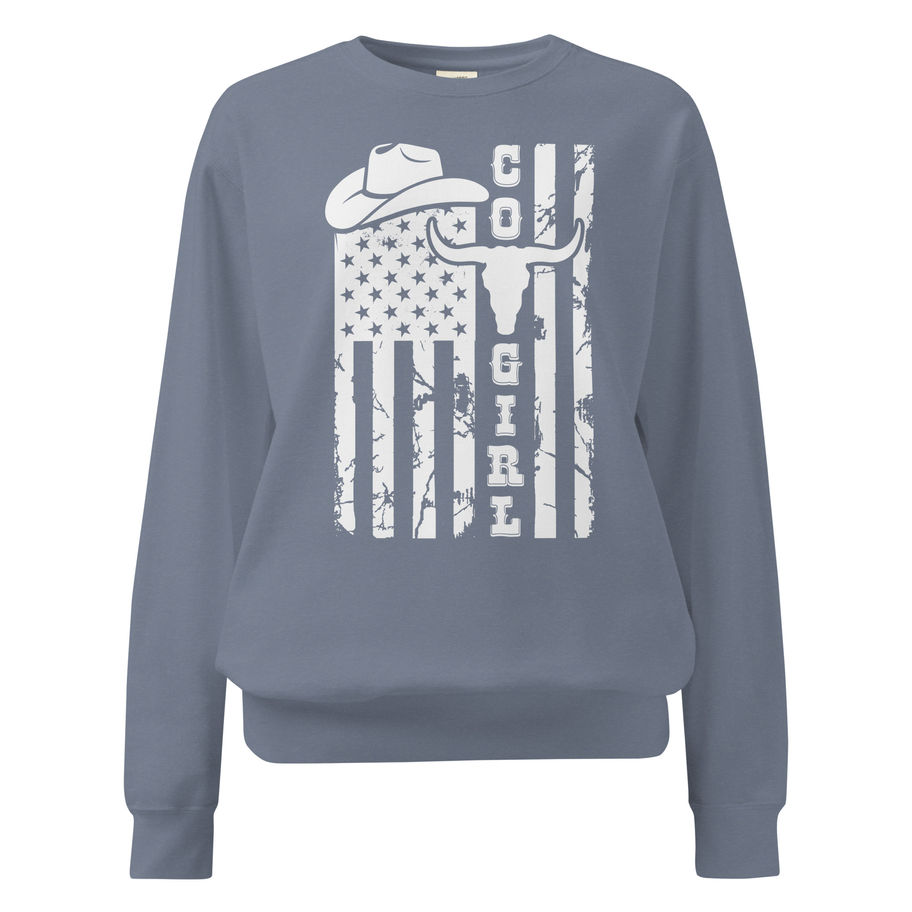 cowgirl sweatshirt western crewneck cozy country style outfit women