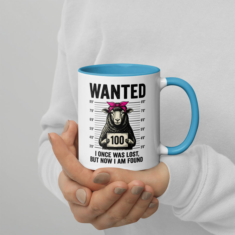 Wanted Mug Ceramic Coffee Cup | Funny Aesthetic Color Inside Mug