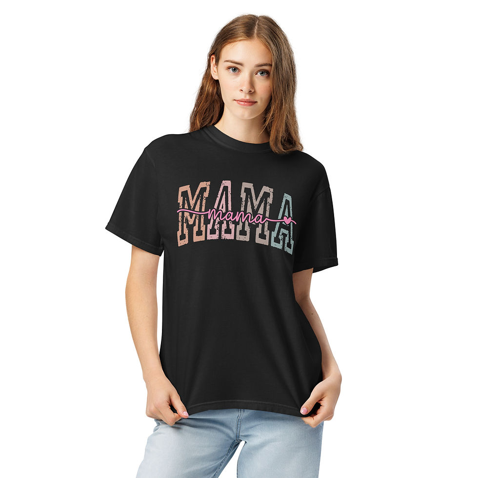 Mama Graphic Tee | Cozy Mom Life Shirt