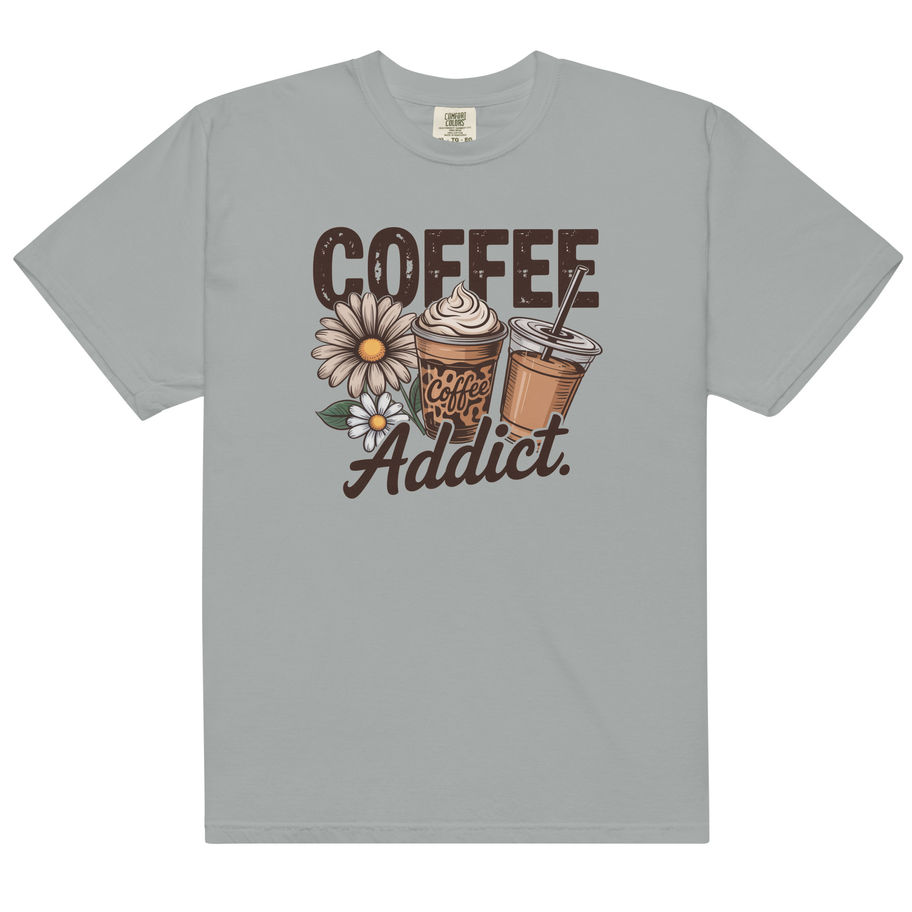 coffee addict t shirt funny quote