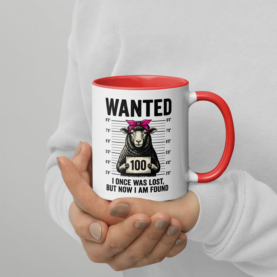 Wanted Mug Ceramic Coffee Cup | Funny Aesthetic Color Inside Mug