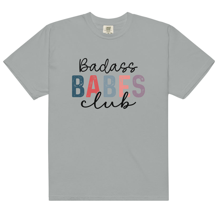 badass babes club shirt bold graphic tee women empowering edgy t shirt
