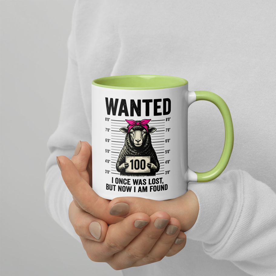 Wanted Mug Ceramic Coffee Cup | Funny Aesthetic Color Inside Mug