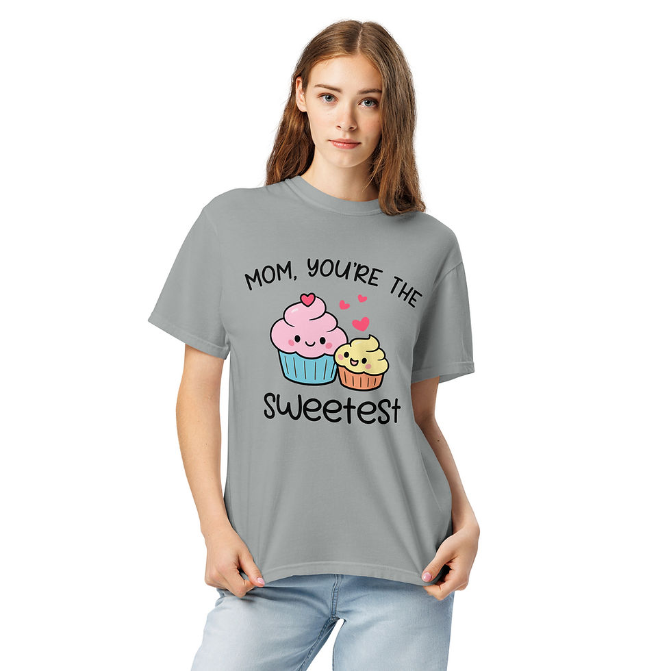 mom you are the sweetest heavyweight t shirt cute motherhood graphic tee
