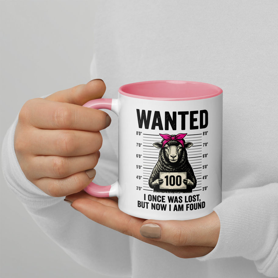 Wanted Mug Ceramic Coffee Cup | Funny Aesthetic Color Inside Mug