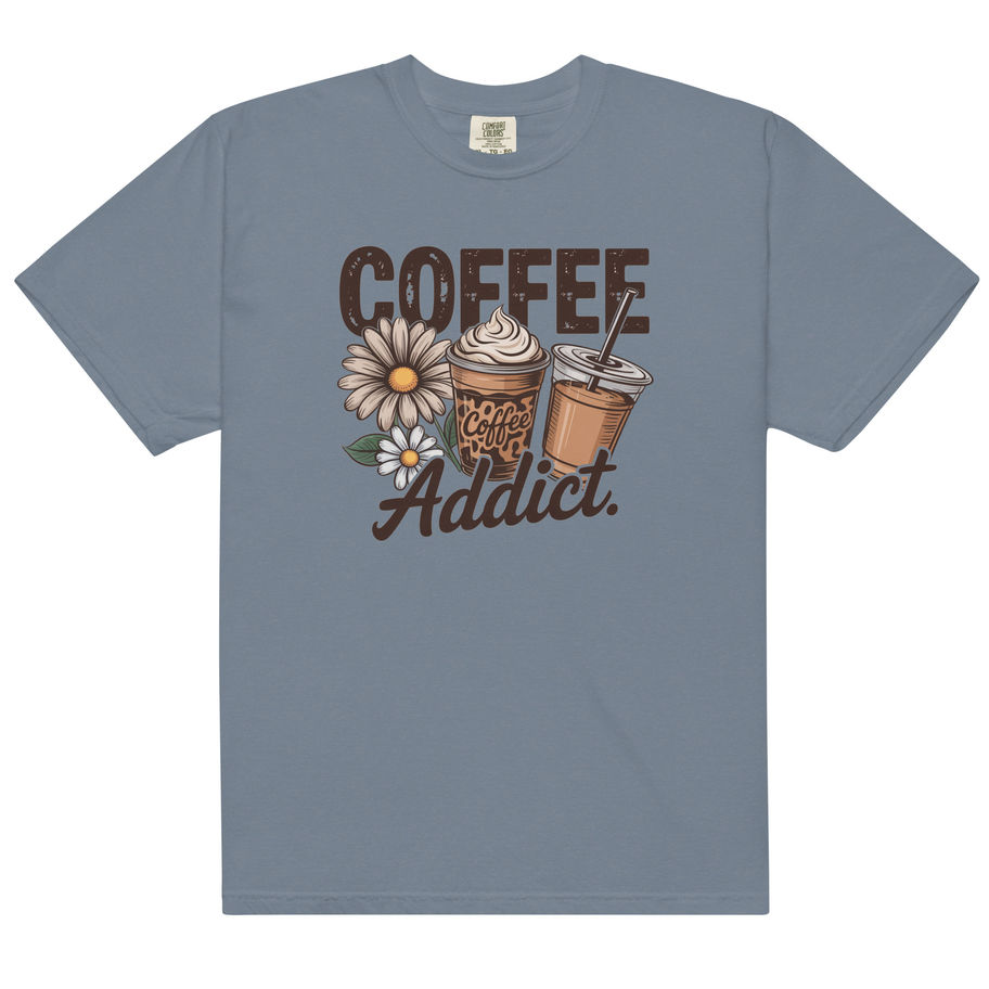 coffee addict t shirt funny quote