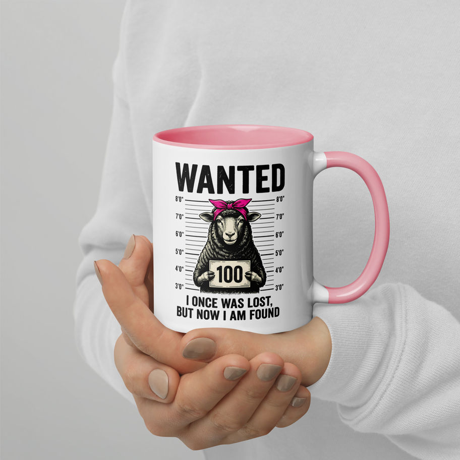Wanted Mug Ceramic Coffee Cup | Funny Aesthetic Color Inside Mug