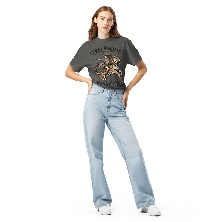 Feral Moms Social Club Heavyweight T-Shirt