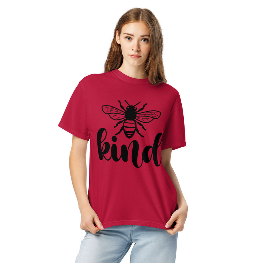 bee kind black graphic