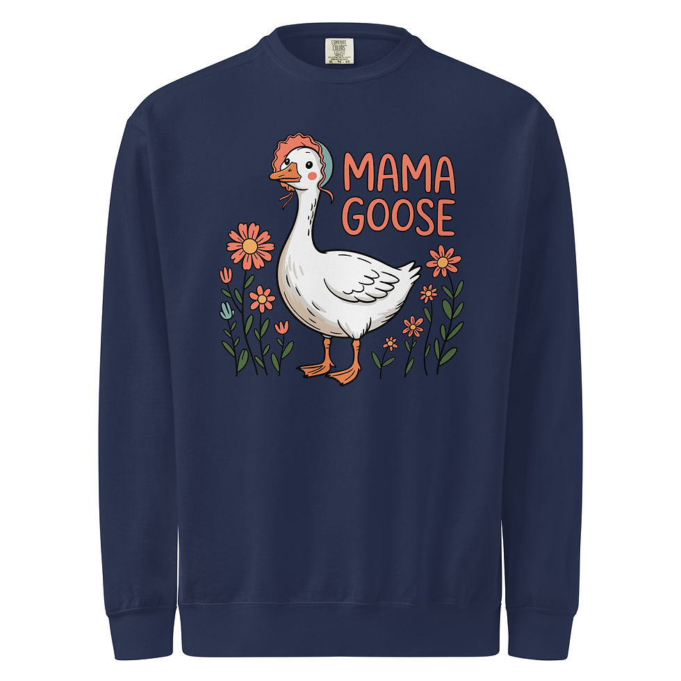 mama goose sweatshirt cute mom crewneck cozy gift for moms
