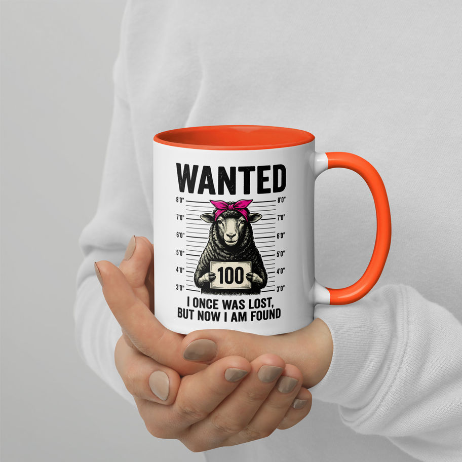 Wanted Mug Ceramic Coffee Cup | Funny Aesthetic Color Inside Mug