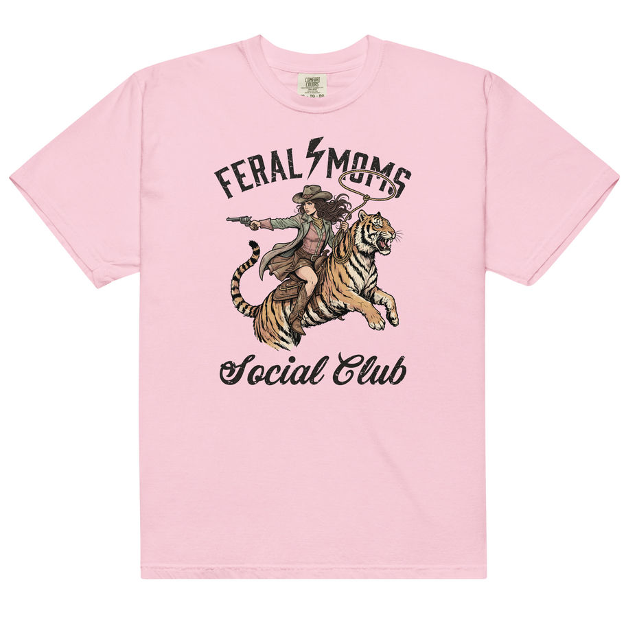 Feral Moms Social Club Heavyweight T-Shirt