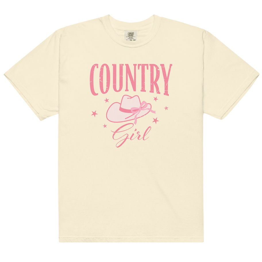 Country girl western graphic t-shirt with trendy cowgirl inspired design and casual southern aesthetic.