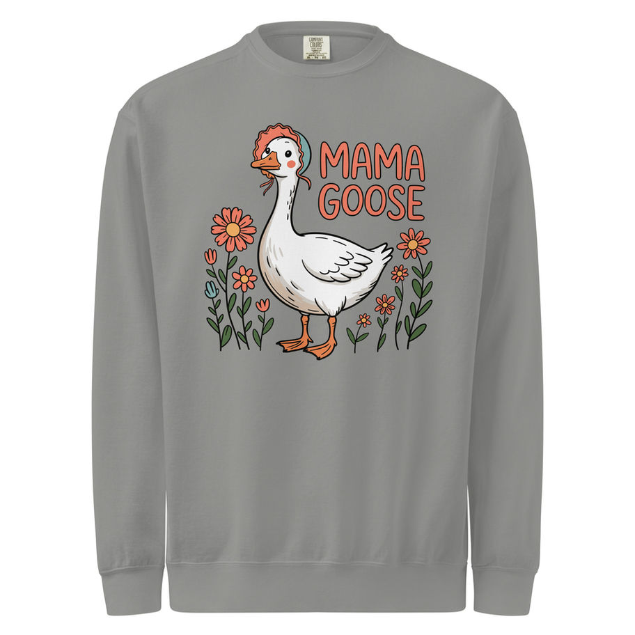 mama goose sweatshirt cute mom crewneck cozy gift for moms