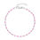Thumbnail: Pink enamel bead bracelet 