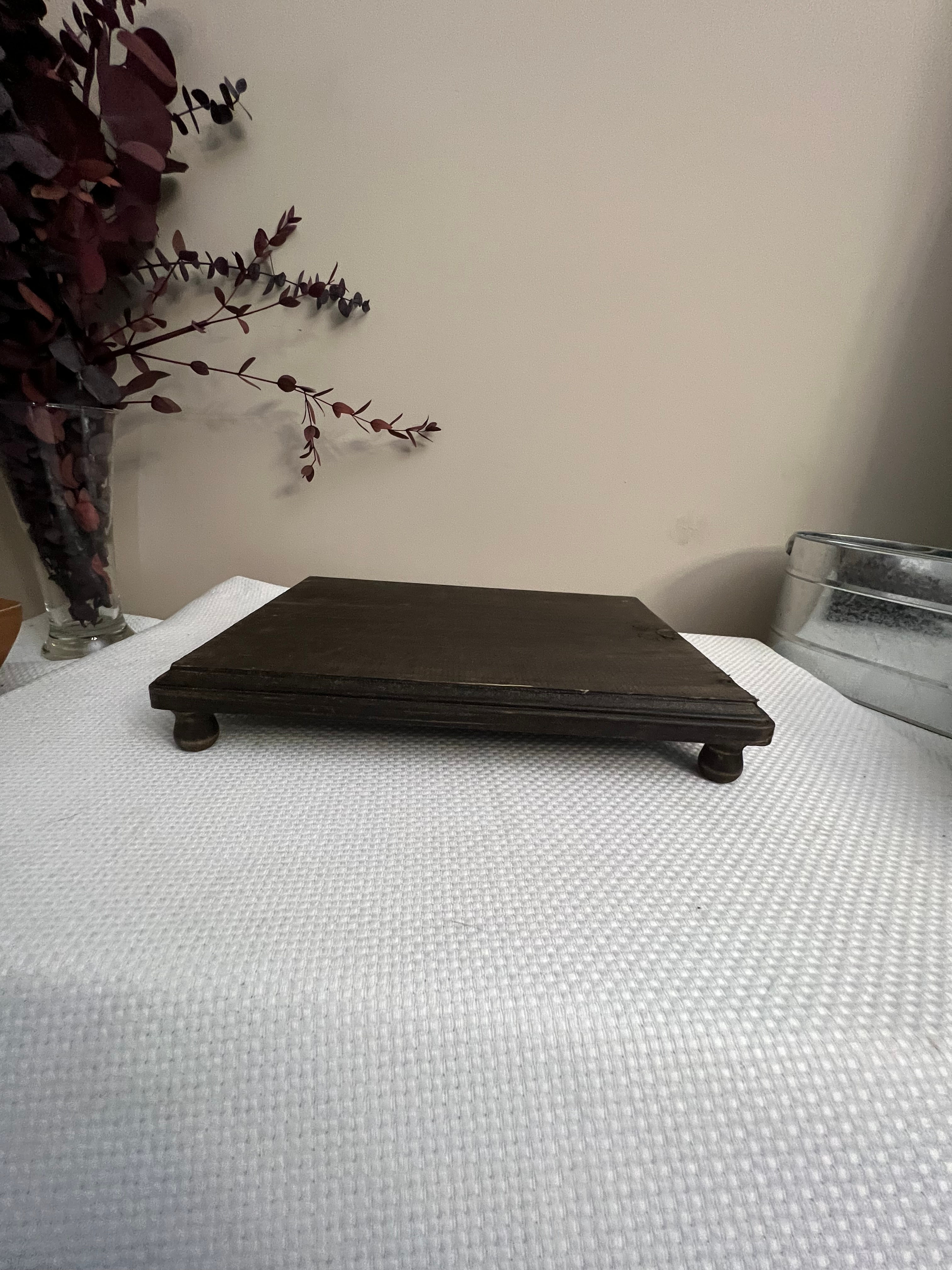 Small Rectangular Wood Riser