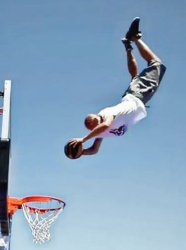 Basketball stunts