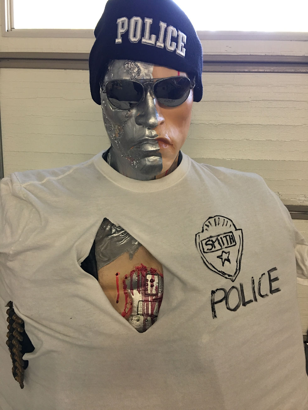 AI robot cops. AI robot police